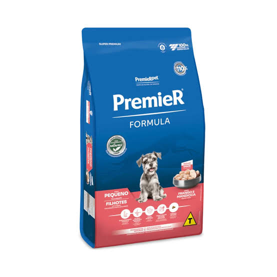 Premier Fórmula Filhotes Pequeno Porte Frango e Mandioca
